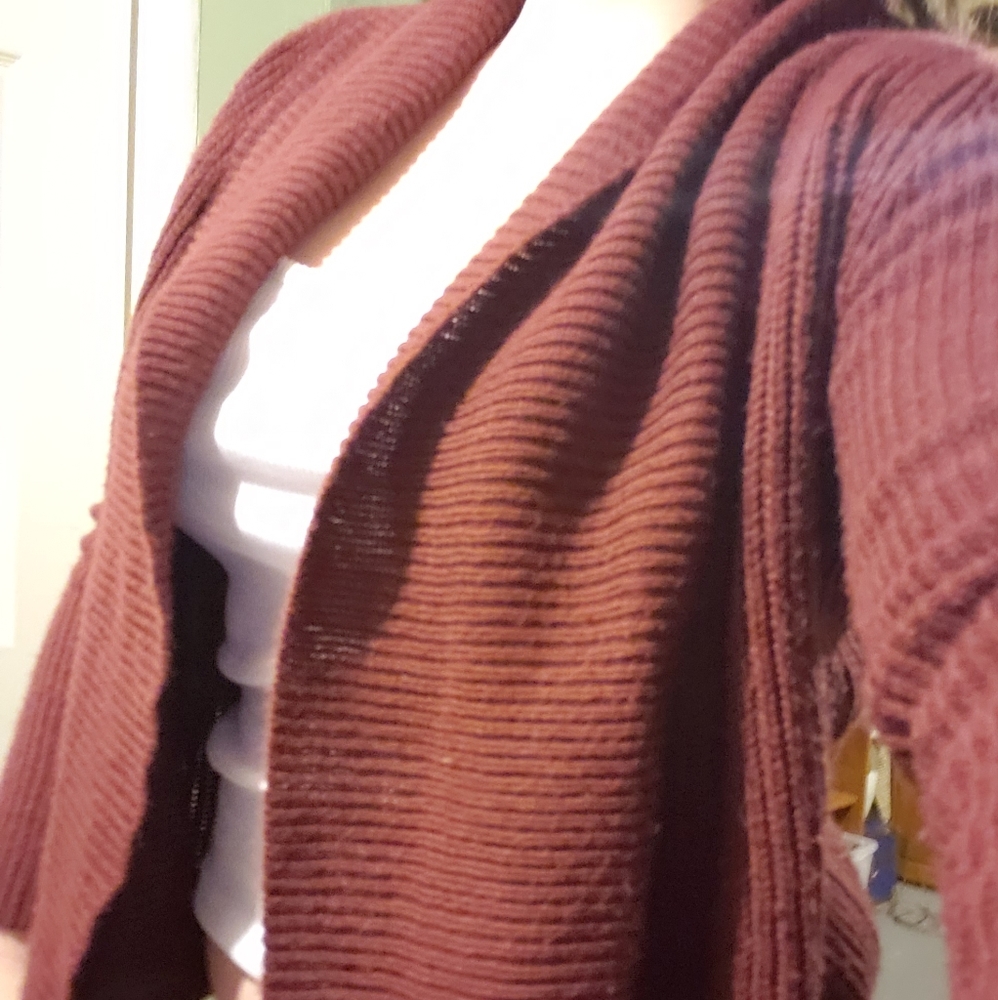 Burgundy Cardigan